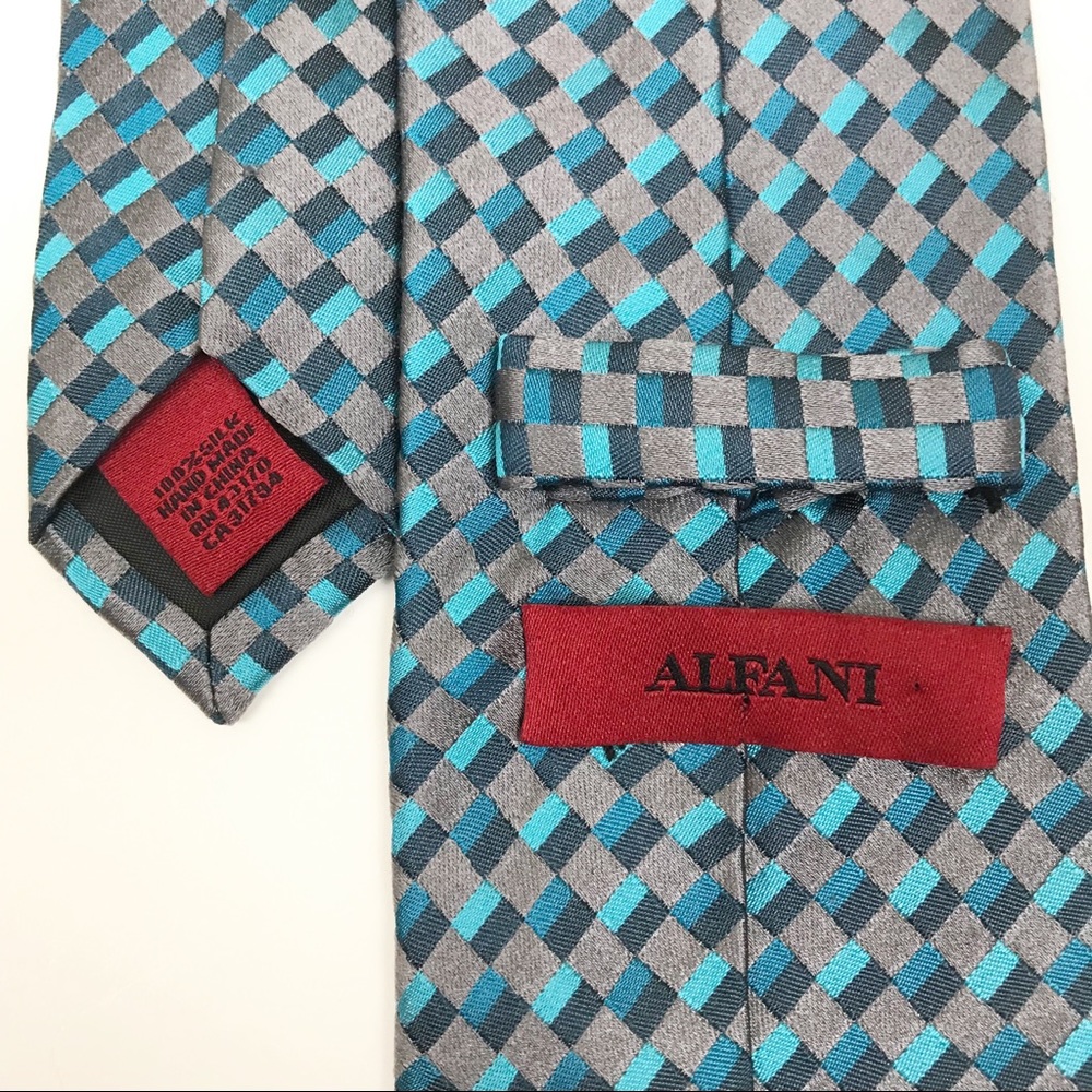 Alfani 100% silk tie - Picture 4 of 4